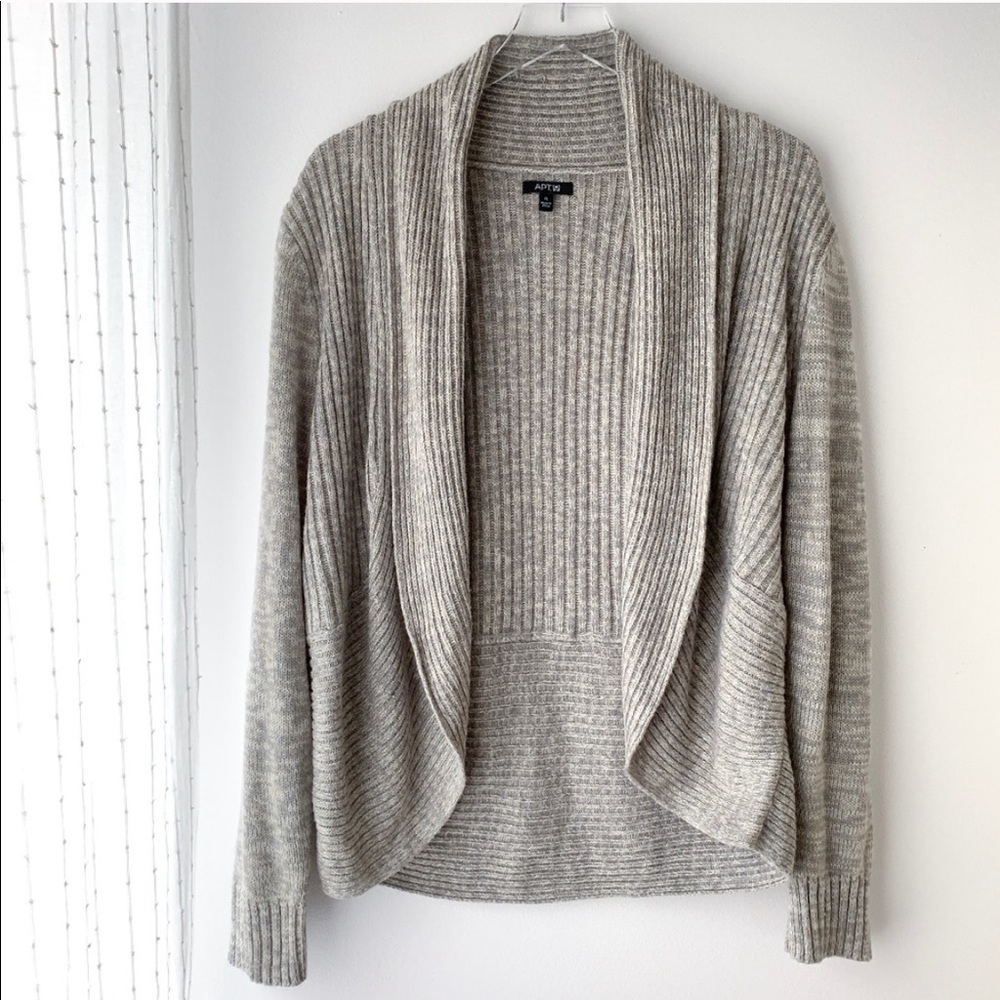 APT 9. Buttonless Cozy Knit Cardigan